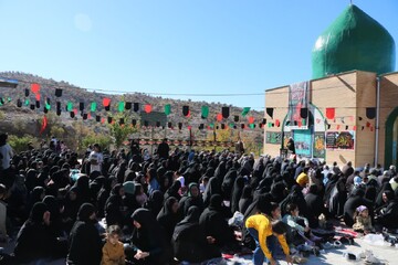 تصاویر/ مراسم عزاداری شهادت حضرت زهرا (س) در امامزاده سیدفلک‌الدین(ع)