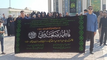 تصاویر/ حرکت دسته‌جات عزاداری در خارگ