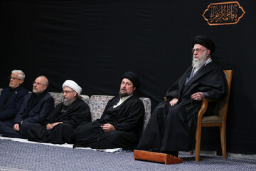 مراسم شام شهادت حضرت زهرا(س) با حضور رهبر انقلاب برگزار شد