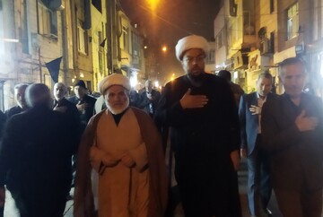 تصاویر/ اجتماع بزرگ مسجدی ها در شام شهادت حضرت فاطمه(س)