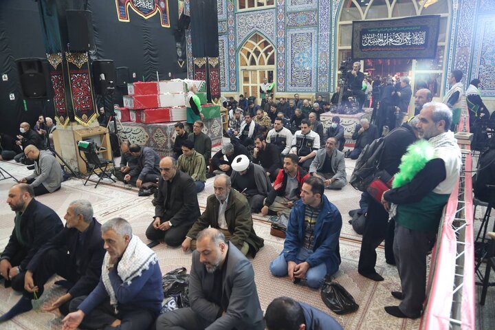 تصاویر/ وداع مردم تهران با پیکر مطهر ۱۰۰ شهید گمنام