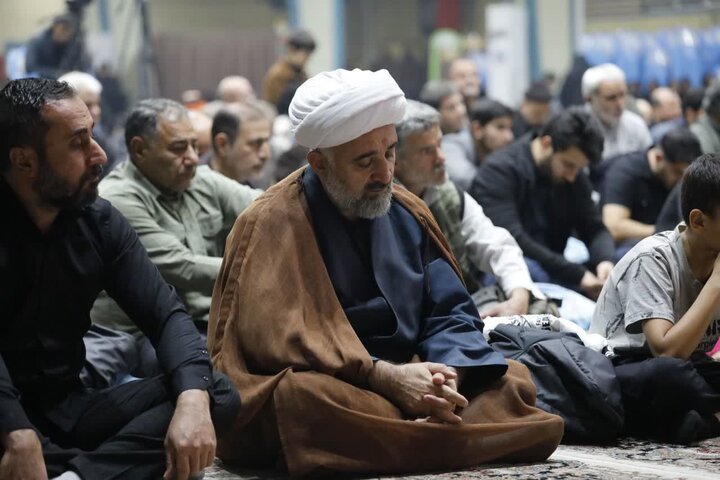 تصاویر/ مراسم سوگواری ایام فاطمیه در حسینیه ثارالله ارومیه