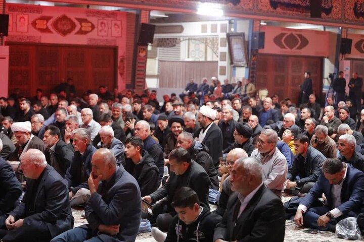 تصاویر/ مراسم سوگواری ایام فاطمیه در حسینیه ثارالله ارومیه