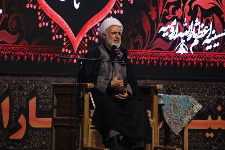 تصاویر/ مراسم سوگواری ایام فاطمیه در حسینیه ثارالله ارومیه