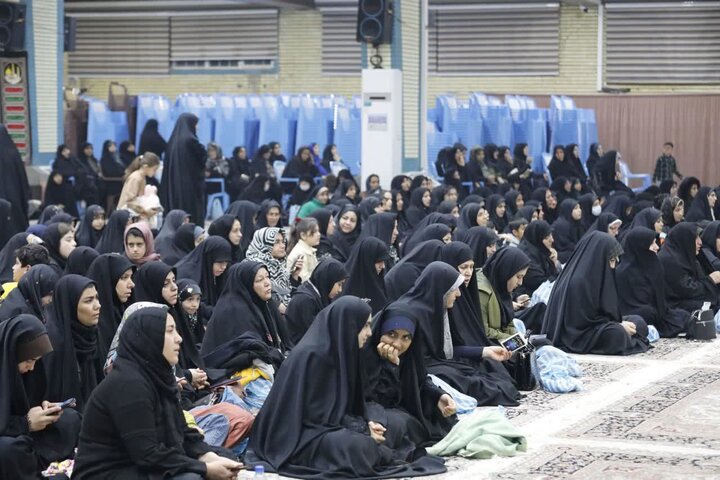 تصاویر/ مراسم سوگواری ایام فاطمیه در حسینیه ثارالله ارومیه