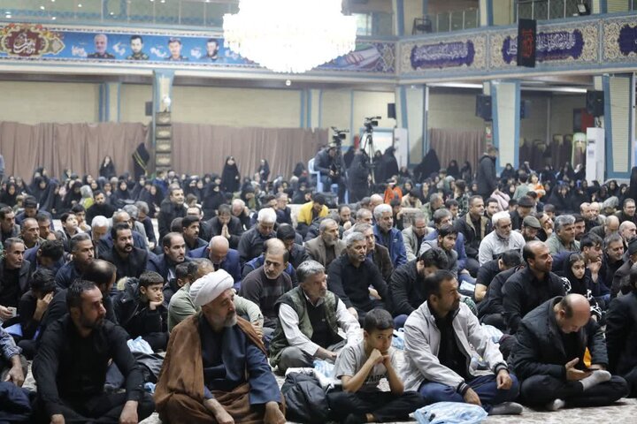 تصاویر/ مراسم سوگواری ایام فاطمیه در حسینیه ثارالله ارومیه