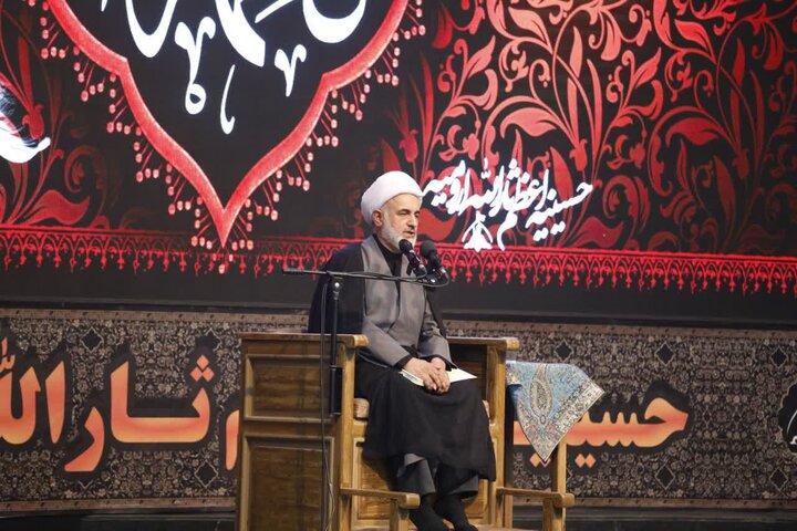 تصاویر/ مراسم سوگواری ایام فاطمیه در حسینیه ثارالله ارومیه