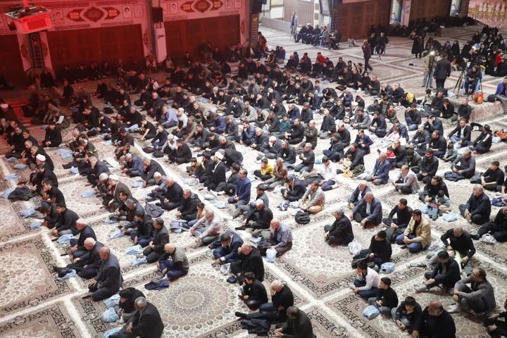 تصاویر/ مراسم سوگواری ایام فاطمیه در حسینیه ثارالله ارومیه