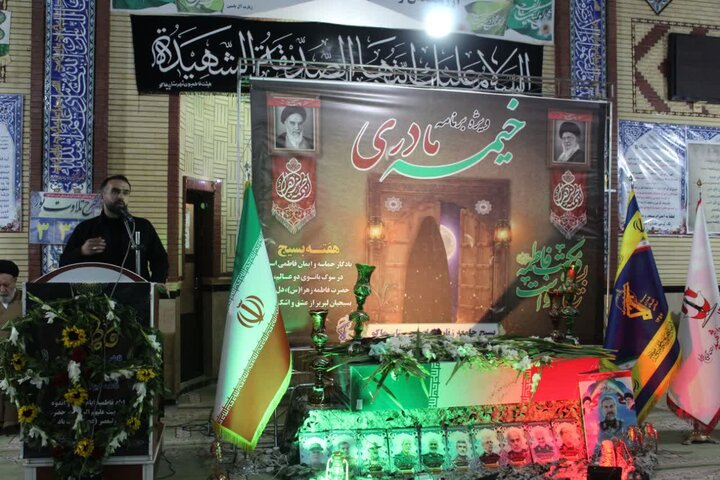 تصاویر/ ویژه برنامه خیمه مادری و  مراسم وداع با شهید گمنام در ماکو