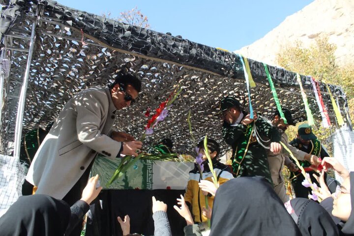 تصاویر/ مراسم استقبال و تشییع شهید گمنام در ماکو