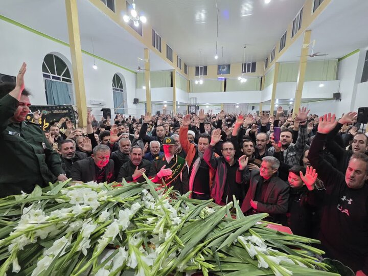 تصاویر/ مراسم استقبال و تشییع شهید گمنام در ماکو