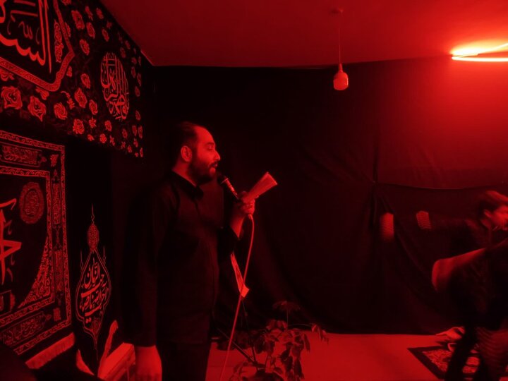 تصاویر/ عزاداری ایام فاطمیه در مدرسه علمیه نقده