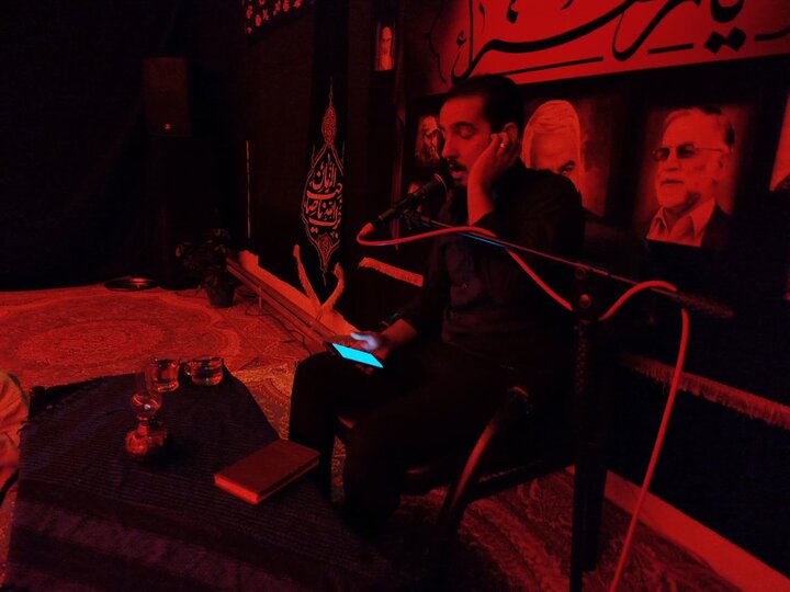 تصاویر/ عزاداری ایام فاطمیه در مدرسه علمیه نقده