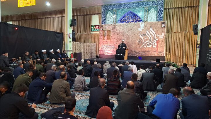 تصاویر/ مراسم عزاداری ایام فاطمیه در میاندوآب