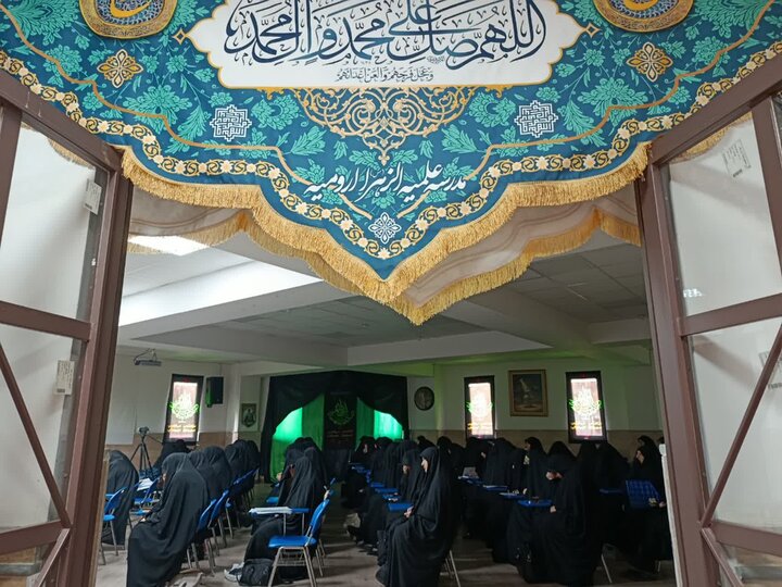 تصاویر/ عزاداری ایام شهادت حضرت فاطمه زهرا(سلام‌الله علیها)، در مدرسه علمیه الزهرا (س) ارومیه