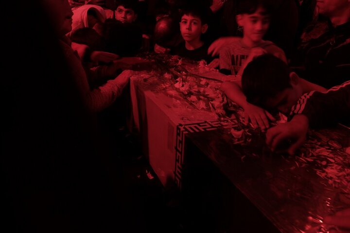 تصاویر/ تشییع پیکر شهید گمنام در مسجد یازهرا (س) ارومیه