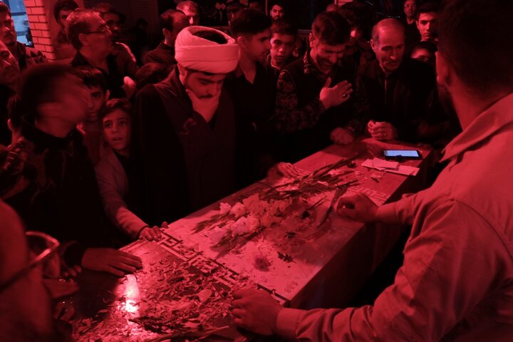 تصاویر/ تشییع پیکر شهید گمنام در مسجد یازهرا (س) ارومیه