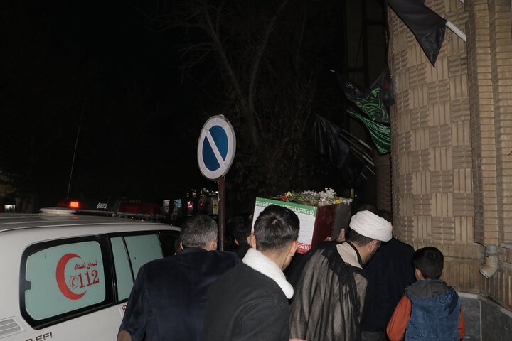 تصاویر/ تشییع پیکر شهید گمنام در مسجد یازهرا (س) ارومیه