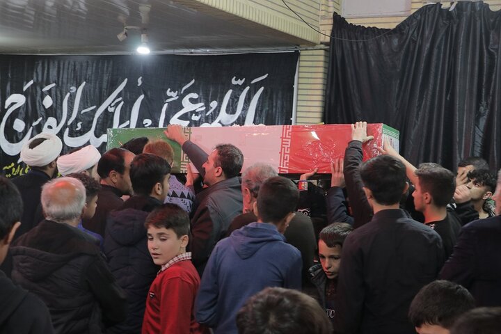 تصاویر/ تشییع پیکر شهید گمنام در مسجد یازهرا (س) ارومیه