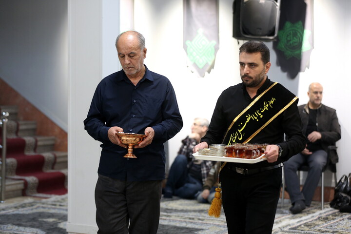 تصاویر/ مراسم عزاداری شهادت حضرت فاطمه (س) در حسینیه اشراق