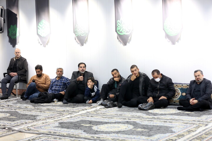 تصاویر/ مراسم عزاداری شهادت حضرت فاطمه (س) در حسینیه اشراق