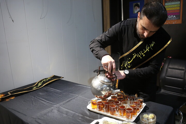 تصاویر/ مراسم عزاداری شهادت حضرت فاطمه (س) در حسینیه اشراق