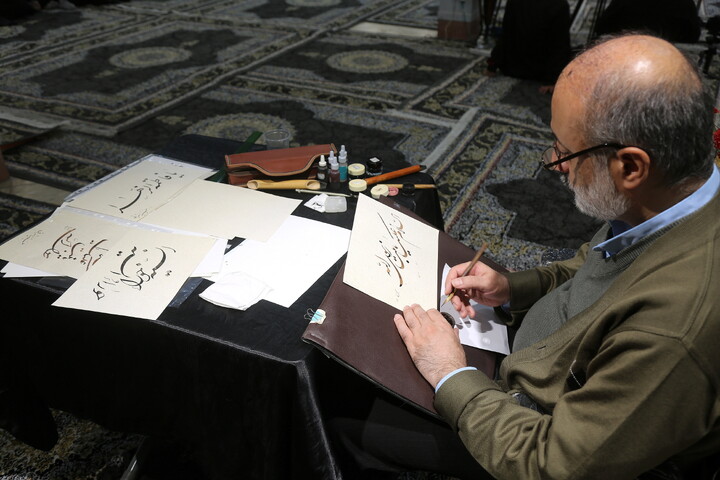 تصاویر/ مراسم عزاداری شهادت حضرت فاطمه (س) در حسینیه اشراق