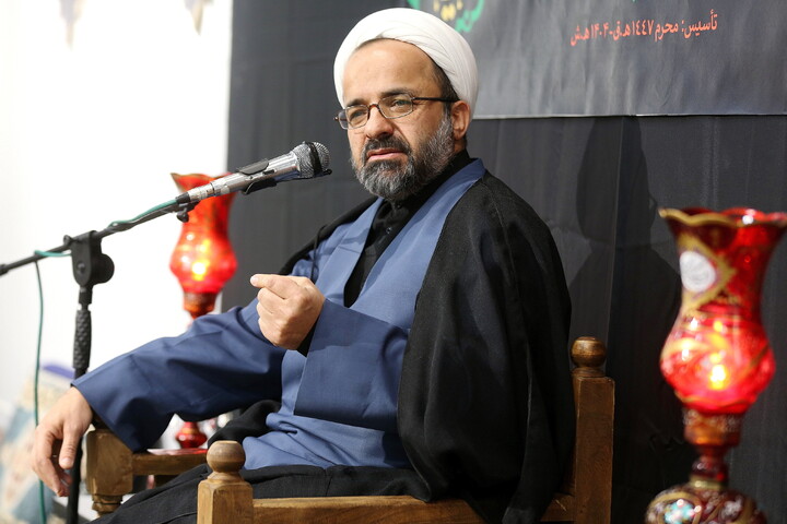 تصاویر/ مراسم عزاداری شهادت حضرت فاطمه (س) در حسینیه اشراق