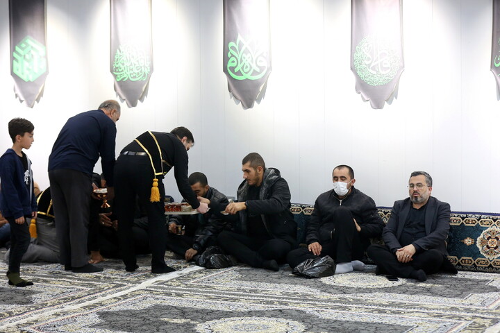 تصاویر/ مراسم عزاداری شهادت حضرت فاطمه (س) در حسینیه اشراق