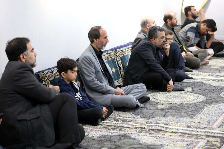 تصاویر/ مراسم عزاداری شهادت حضرت فاطمه (س) در حسینیه اشراق