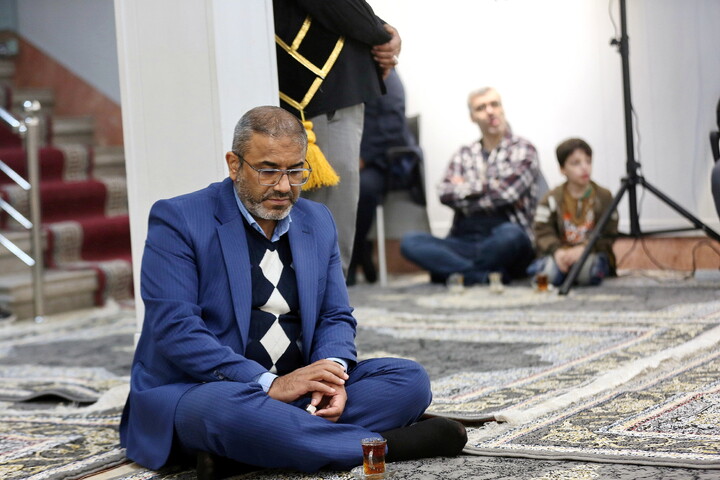 تصاویر/ مراسم عزاداری شهادت حضرت فاطمه (س) در حسینیه اشراق