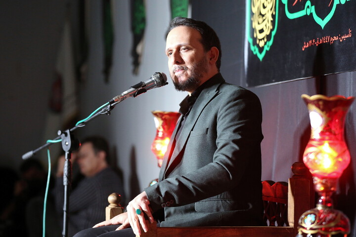 تصاویر/ مراسم عزاداری شهادت حضرت فاطمه (س) در حسینیه اشراق