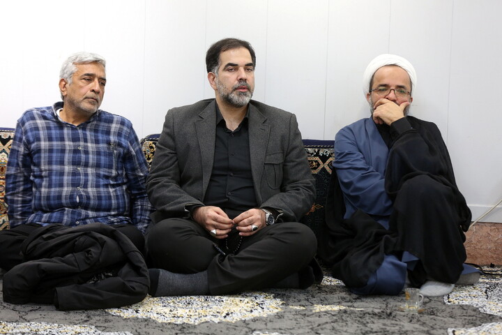 تصاویر/ مراسم عزاداری شهادت حضرت فاطمه (س) در حسینیه اشراق