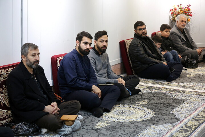 تصاویر/ مراسم عزاداری شهادت حضرت فاطمه (س) در حسینیه اشراق