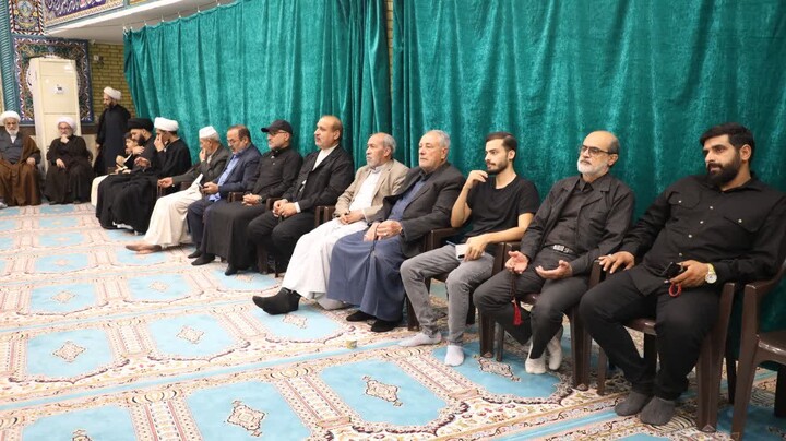 مراسم روضه ایام فاطمیه در مدرسه علمیه الغدیر اهواز