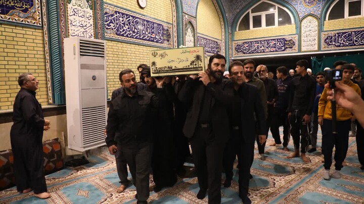 مراسم روضه ایام فاطمیه در مدرسه علمیه الغدیر اهواز