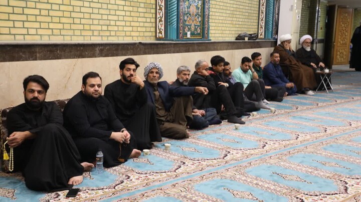 مراسم روضه ایام فاطمیه در مدرسه علمیه الغدیر اهواز