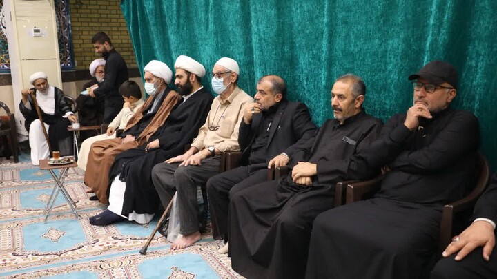 مراسم روضه ایام فاطمیه در مدرسه علمیه الغدیر اهواز