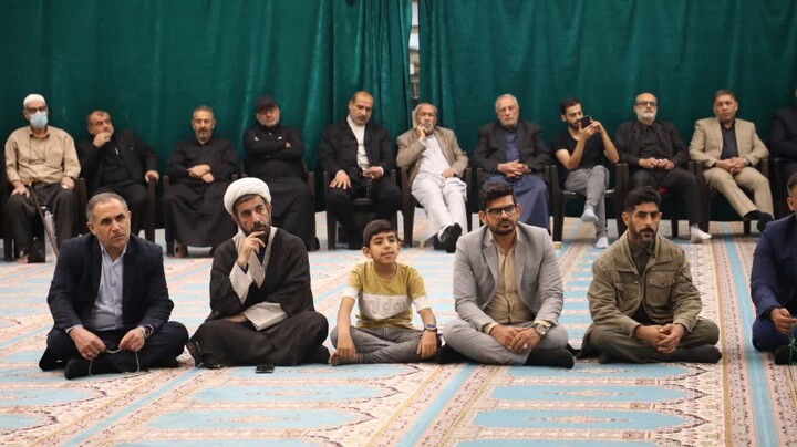 مراسم روضه ایام فاطمیه در مدرسه علمیه الغدیر اهواز