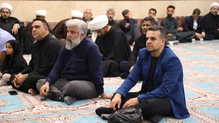 مراسم روضه ایام فاطمیه در مدرسه علمیه الغدیر اهواز