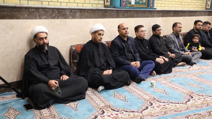 مراسم روضه ایام فاطمیه در مدرسه علمیه الغدیر اهواز