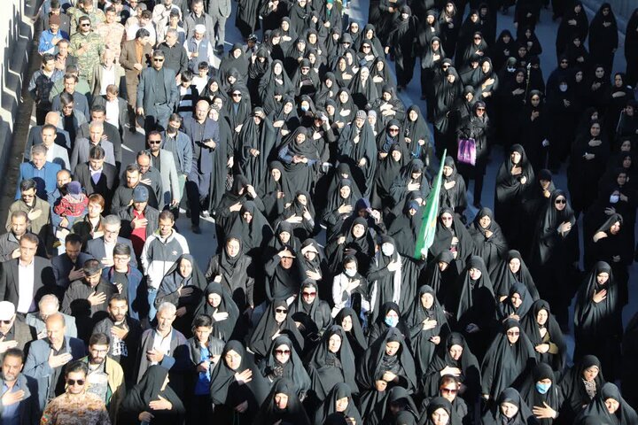 تشییع پیکر شهدا در ایلام