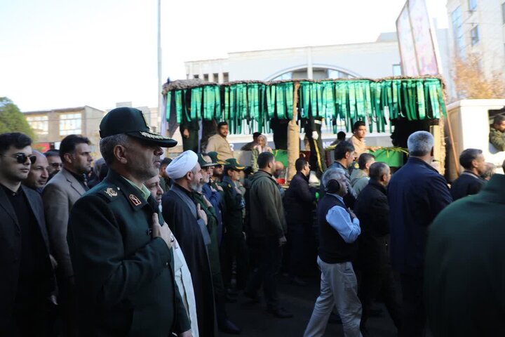 تشییع پیکر شهدا در ایلام