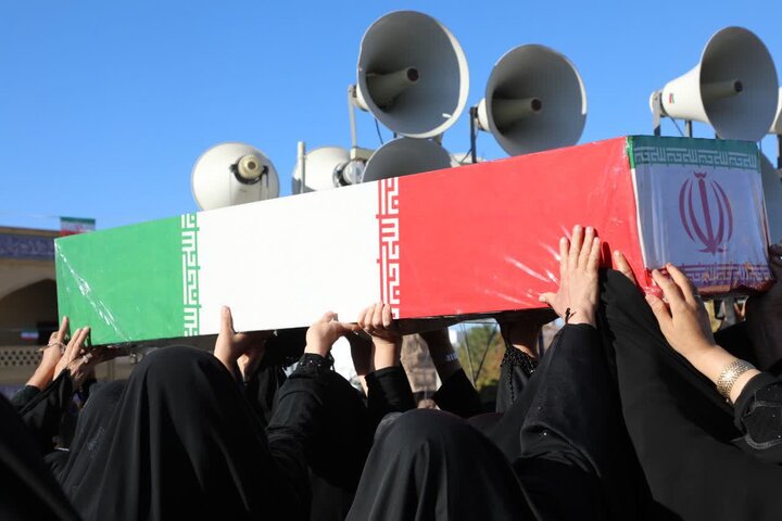 تشییع پیکر شهدا در ایلام