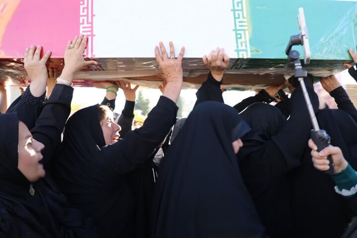 تشییع پیکر شهدا در ایلام