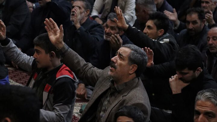 تصاویر/ مراسم عزاداری شب شهادت حضرت زهرا (س) در شهرستان شاهین دژ