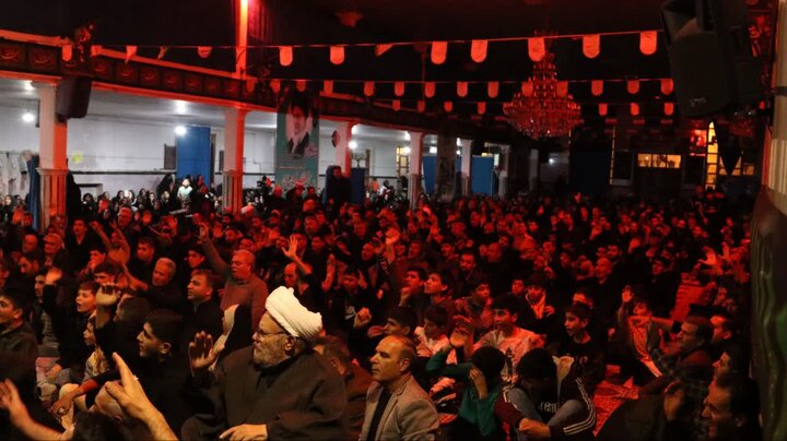 تصاویر/ مراسم عزاداری شب شهادت حضرت زهرا (س) در شهرستان شاهین دژ