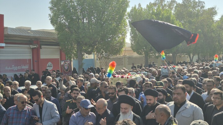 تصاویر/ تشییع باشکوه شهدا در بوشهر