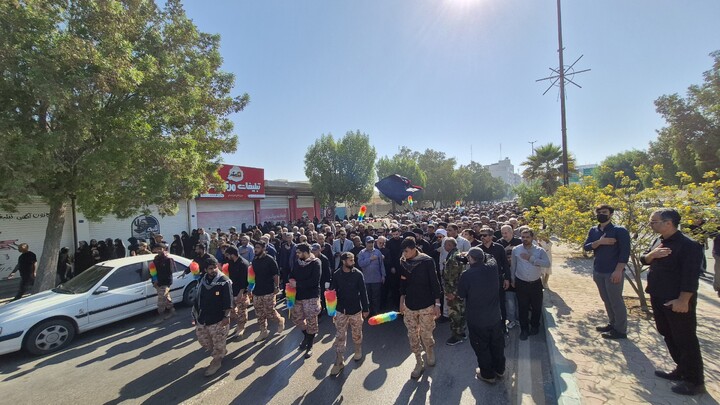 تصاویر/ تشییع باشکوه شهدا در بوشهر