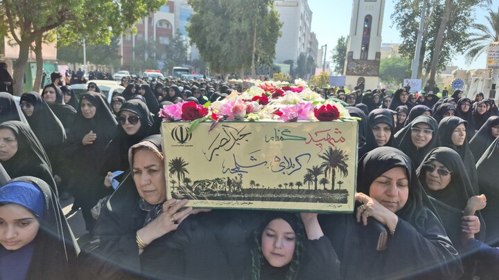 تصاویر/ تشییع باشکوه شهدا در بوشهر